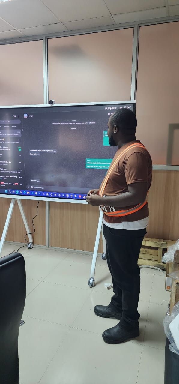 Smart board setup